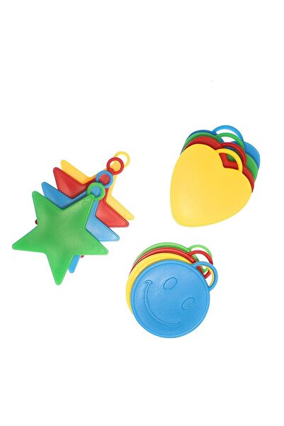 Flippy Set of 4 Helium Balloon Weights Flippy, 8 g Each (Smiley Face, Multicolor)