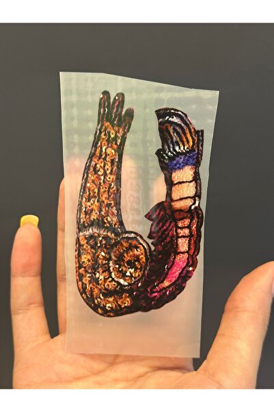 Gönülden Tasarım ARMA DE PRINTARE DE TRANSFER CU LITERA U, CARE SE ATTACHE CU FIER DE STIRAT, DIMENSIUNI 9X6 CM