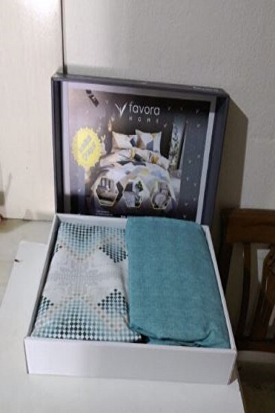 GÜZEL KAMAN طقم غطاء لحاف فردي فاخر (غطاء لحاف 160x230 سم، ملاءة مرنة 100x200...