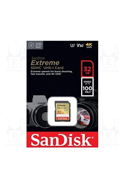 SanDisk Extreme SD UHS I Card for 4K Video for DSLR and Mirrorless Cameras 100MB/s Read & 60MB/s Wri