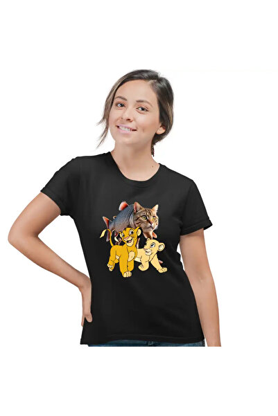 OEM Tricou Femei Trulimero Trulichina Pisica Peste Regele Leu Simba