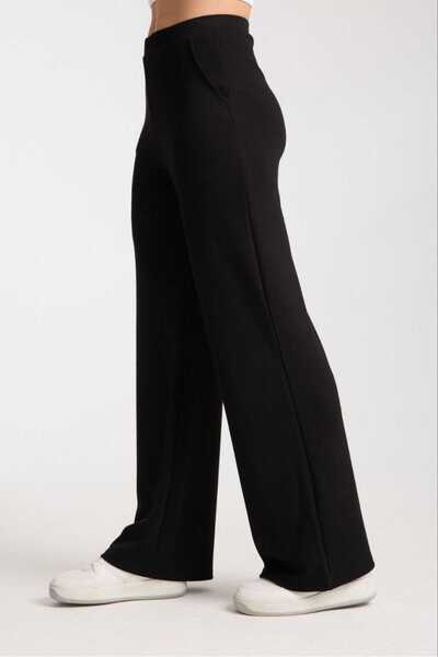MojerHermosa Pipe Leg Steel Knitted Trousers