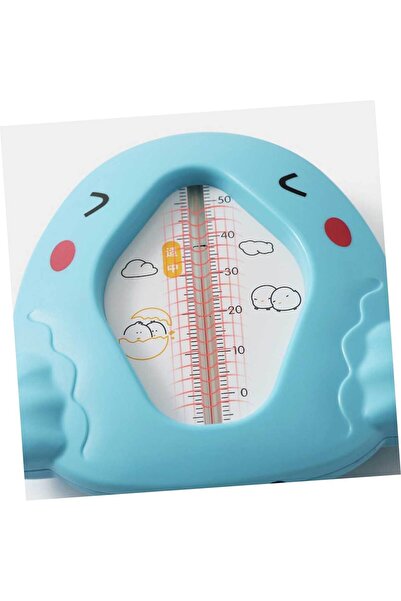 Flippy Bath Thermometer, Floating, Waterproof, Multifunctional, Chicken Model, 10.5x10.5x2.5 cm, Blu