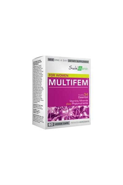 Suda Vitamin Multifem Multivitamin 60 Capsules