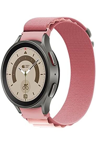 O Ozone أحزمة ألباين لوب | ساعة سامسونج جالاكسي 5 مقاس 40 مم و44 مم | وردي فاتح