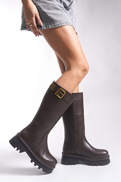 Riccon Γυναικεία Μποτάκια Loralenyth 00122004 Καφέ