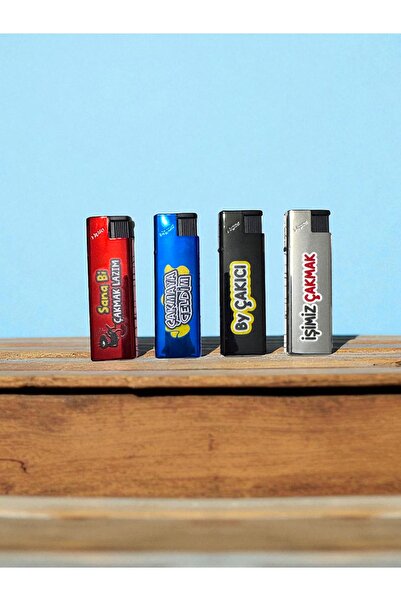 Kiri Baskılı manyetolu turbolu çakmak model 12