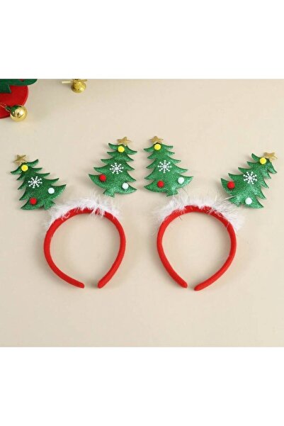 Flippy Decorative Headband, Christmas Theme, 12 x 25 cm, Christmas Tree Pattern, One Size, Multicolo