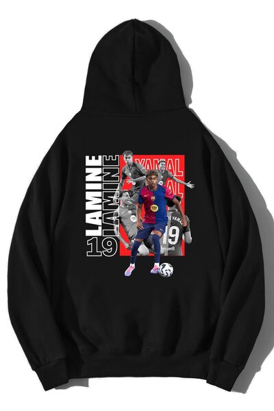 BRZ COLLECTION Hanorac unisex supradimensionat cu patch laminat