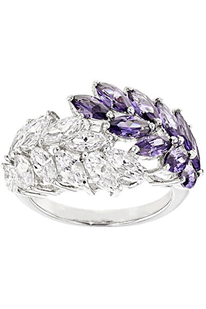Choice4 8 F399 Huitan AAA Cubic Zirconia Leaf Women Ring Delicate Dance Party...