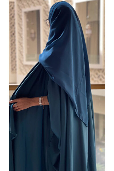 outline Turquoise Abaya Bisht