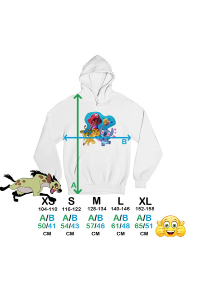 OEM Children's Sweatshirt Girls Ariel Stitch Guard Felina Fuli Kion