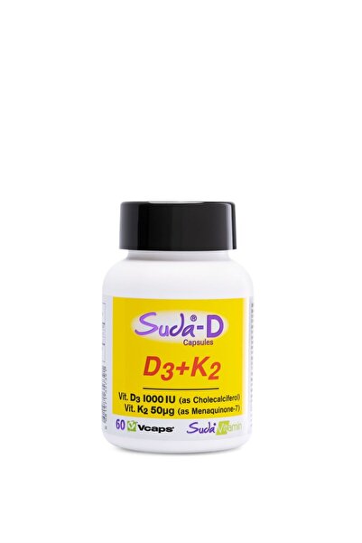 Suda Vitamin Vitamin D3+K2 60 Capsules