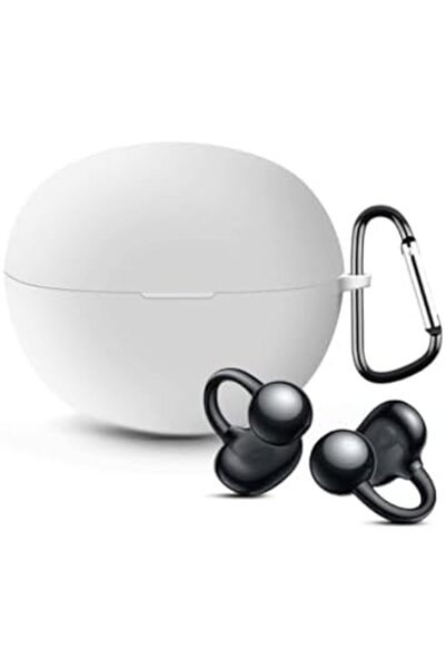 O Ozone غطاء HUAWEI FreeClip | غطاء سيليكون واقي لسماعات الرأس باللون الأبيض