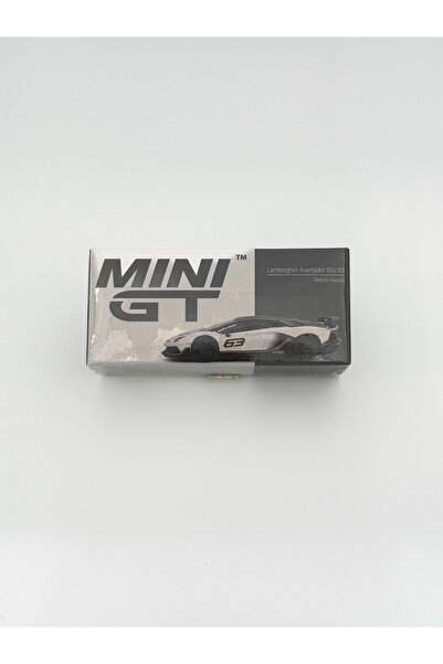 mini gt 1/64 Lamborghini Aventador SVJ 63 Bianco Asopo