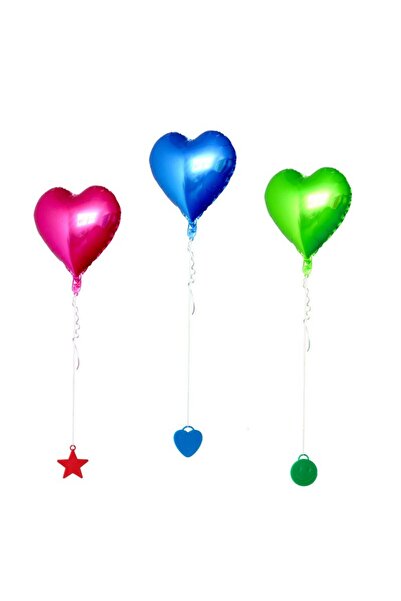 Flippy Set of 4 Helium Balloon Weights Flippy, 8 g Each (Smiley Face, Multicolor)