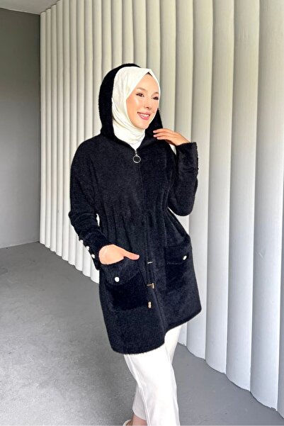 PİNK FLY Ζακέτα με κουκούλα Angora