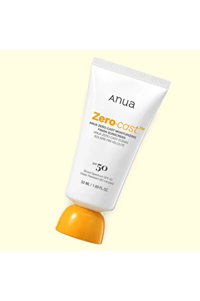 ANUA Crema protectie solara, Zero-cast Moisturizing Finish Sunscreen, Anua, 50ml