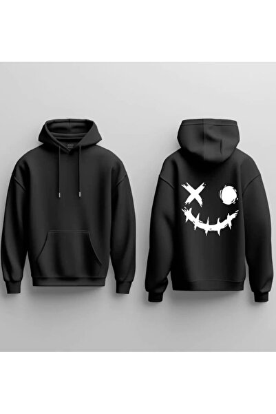 Sebesta Fashion New Season Happy Printed 3 Thread Cotton Hooded Sweatshirt