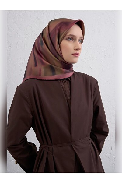 Armine Eșarfă din twill de mătase pură cu model abstract 9436D