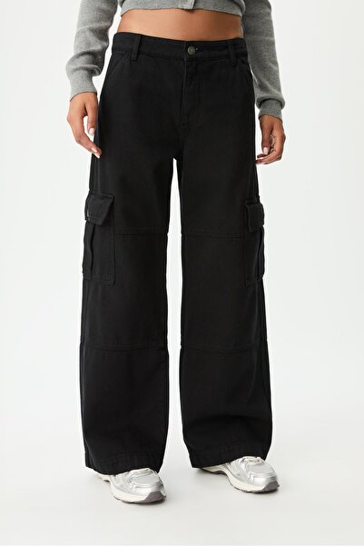 Stradivarius Düz Paça Kargo Pantolon