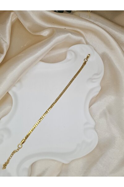 ZEYM COLLECTION Goldflat - Unisex Gold Color Steel Bracelet