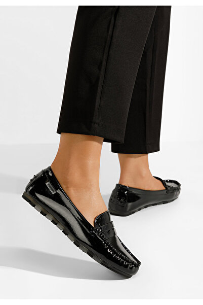 B T Shoes Women's black Luminia loafers