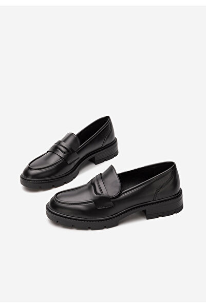 B T Shoes Čierne mokasíny dámske Maryana