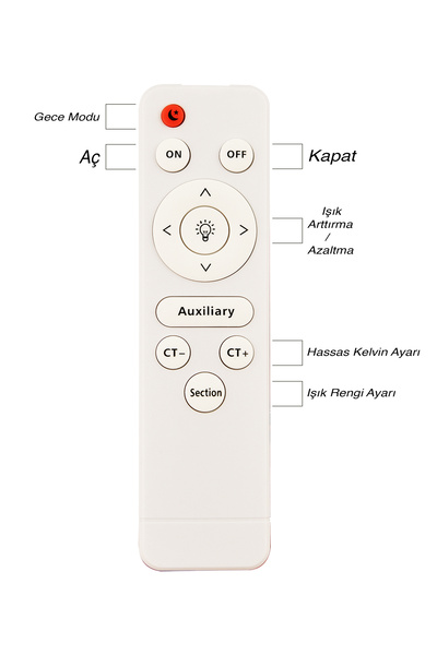 Capella Aydınlatma Salvio Kumandalı Krom 3 Renk Işık Özellikli Modern Kaplama Sarkıt Led Avize Salon Avize