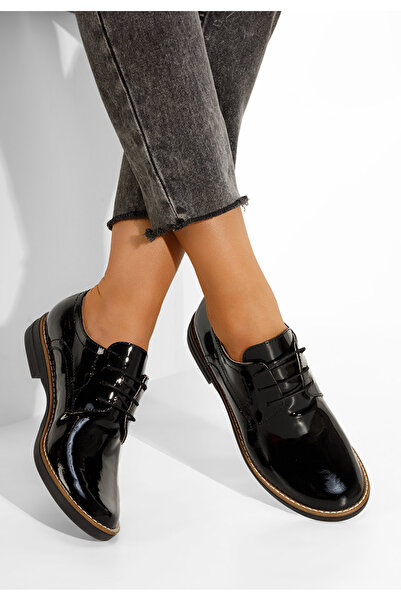 B T Shoes Otivera V3 black leather derby shoes