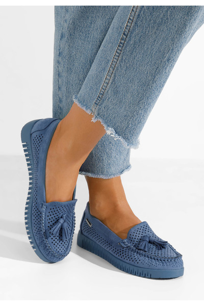 B T Shoes μοκασινια καλοκαιρινα Lynna V3 μπλε