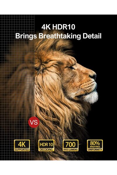 ULTIMEA Apollo P40 21000 Lumens 4K Projector with Auto Focus/Keystone, Full HD 1080P Native