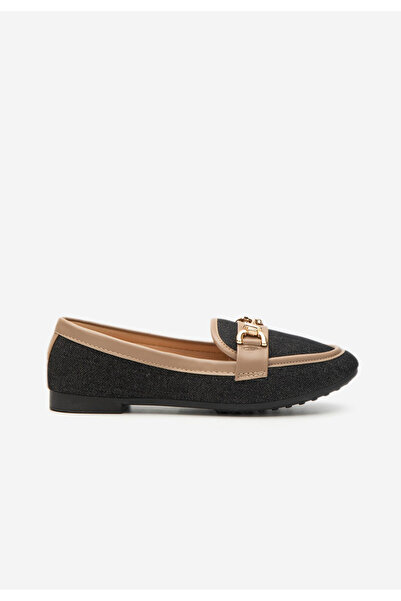 B T Shoes Černé dámské mokasíny Maribel