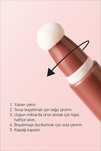 Alix Avien Yoğun Pigmentli E Vitaminli Mat Bitişli Kremsi Likit Allık - Liquid Blusher 05 Burnt Terracotta
