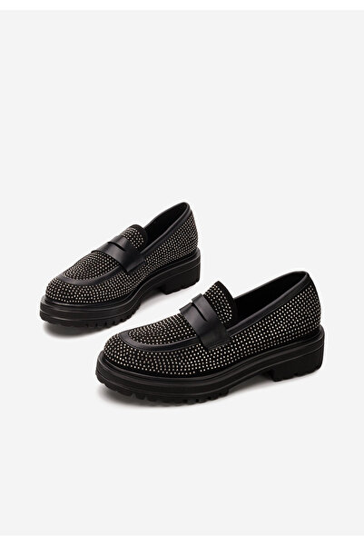 B T Shoes Černé mokasíny dámské Libre