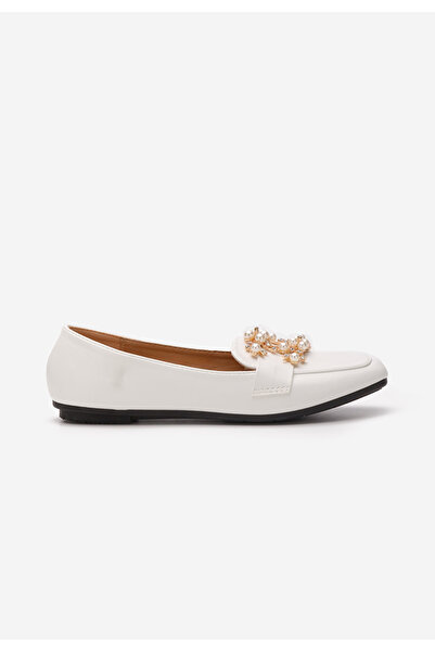 B T Shoes Loafers γυναικεια Giulinello λευκά