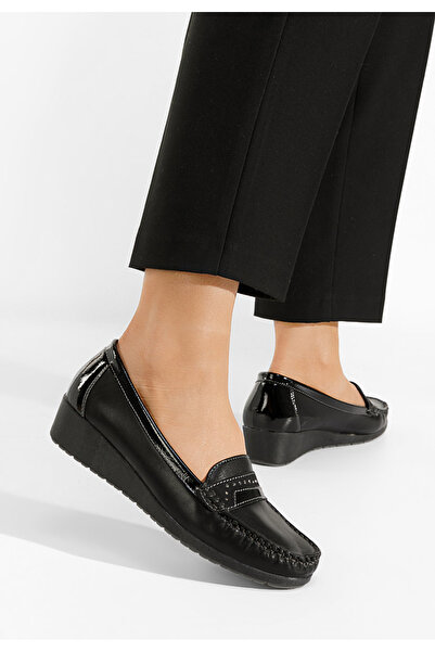 B T Shoes Women's Elouise black loafers