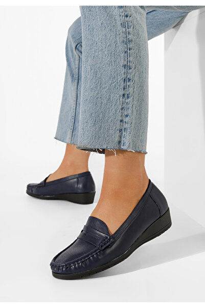 B T Shoes Μοκασίνια γυναικεια Michaella μπλε