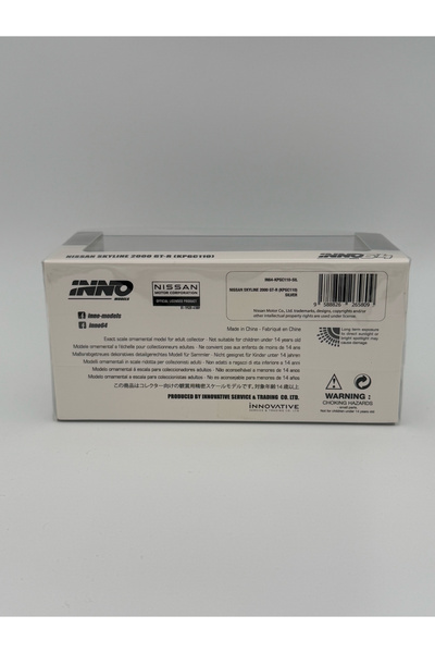 Inno 64 Models Inno64 1/64 Nissan Skyline 2000 GT-R (kpgc110), silver