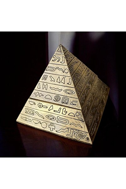 srs dizayn PİRAMİT ŞEKLİNDE KÜLLÜK ÖZEL EŞYA SAKLAMA KUTUSU