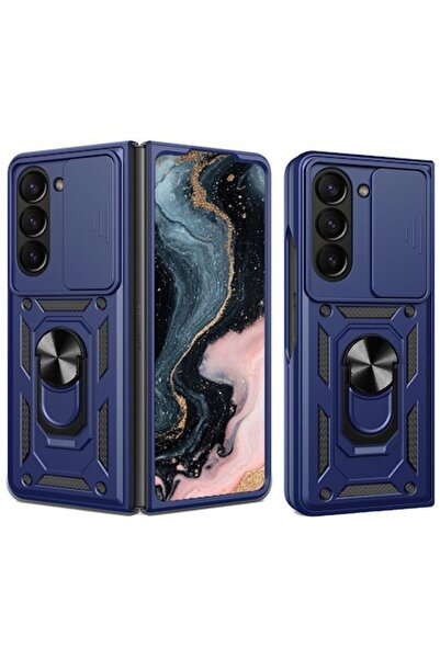 Optim Solution Husa Shutter Spate Armor Ring Lens Cover pentru Samsung Galaxy...