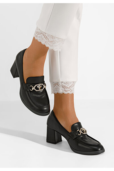 B T Shoes Čierne losfers dámske Armanda