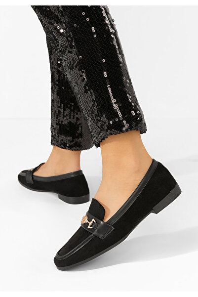 B T Shoes Čierne mokasíny dámske Carroll