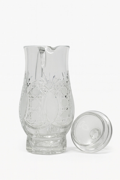 Dyatkovo El Yapımı Kristal Sürahi ve 6'lı Bardak Seti - Orion (Sürahi 32 cm /...