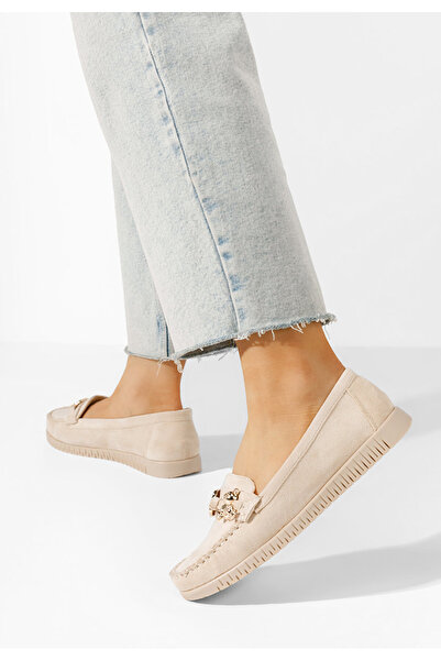 B T Shoes Μοκασίνια γυναικεια Maritia μπεζ