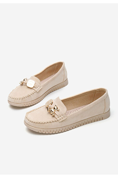 B T Shoes Μοκασίνια γυναικεια Maritia μπεζ