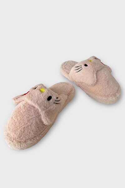 Liger Χειμερινά γυναικεία παπούτσια για το σπίτι με αντιολισθητική σόλα με φιγούρα HelloKitty Panduf PUDRA