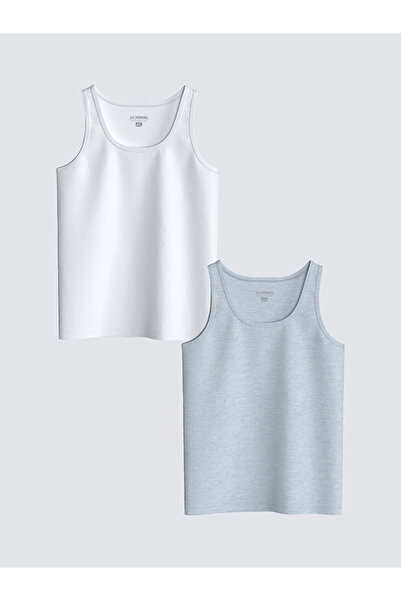 LC Waikiki Sparkling Selections from Shining Store |   Crew Neck Boys' Undershirt 2-Pack