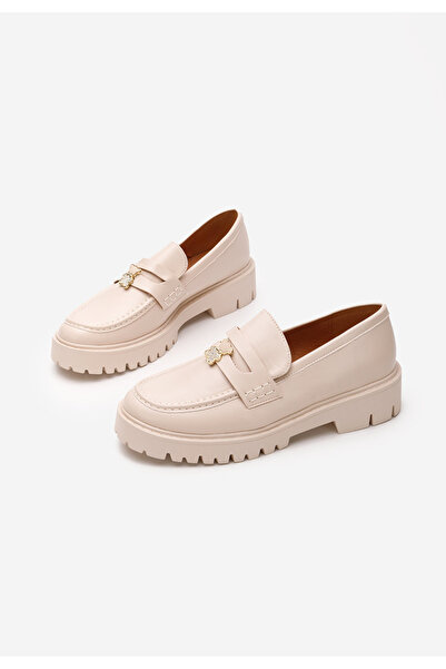 B T Shoes Disena V2 thick-soled loafers beige