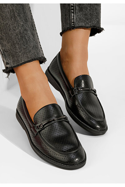 B T Shoes Μοκασίνια γυναικεια Morvana V2 μαύρα